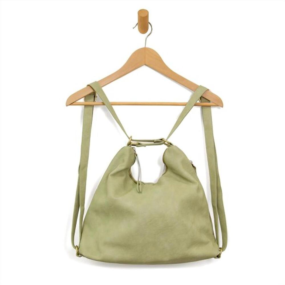 NEW JOY SUSAN women's drew convertible backpack in sage